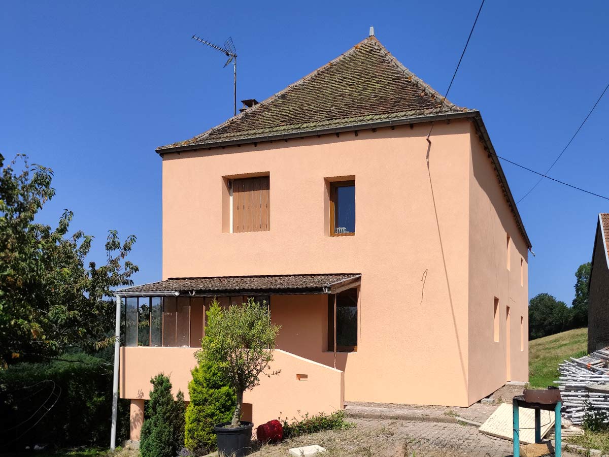 Isolation extérieure d’une maison à Mussy-sous-Dun